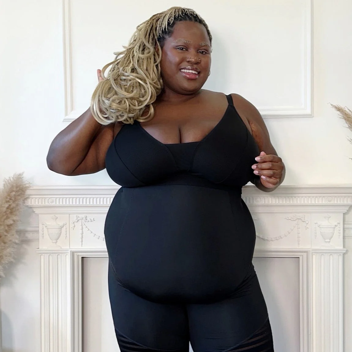 Everyday Ribbed Bra - Black - Image 4