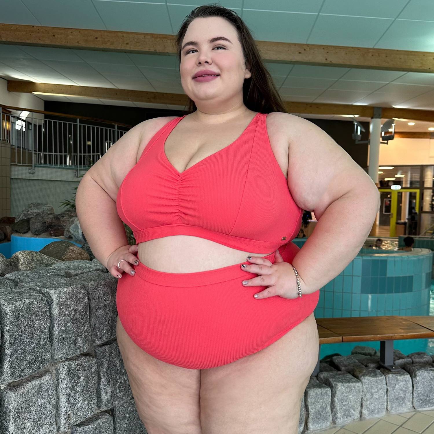 Hasta La Vista Bikini Bottoms - Coral - Image 6